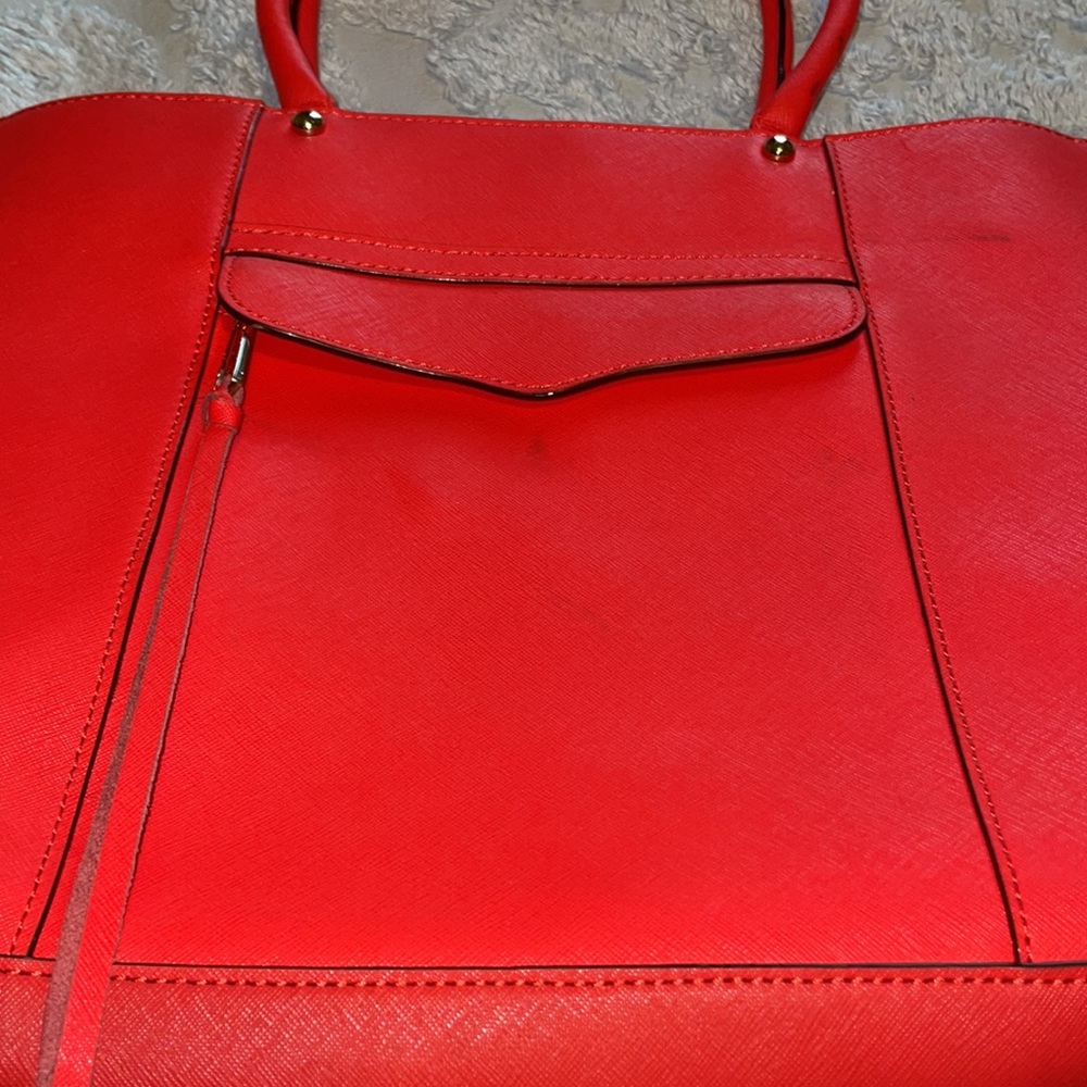 Rebecca Minkoff Red Carry All Bag - Picture 3 of 7